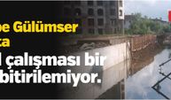 Kartepe Gülümser sokakta kanal çalışması bir türlü bitirilemiyor.