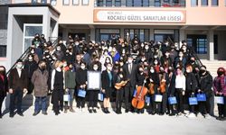 BAŞKAN KOCAMAN KOCAELİ GÜZEL SANATLAR LİSESİ’NDE