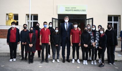 BAŞKAN KOCAMAN MAŞUKİYE ANADOLU LİSESİ’NDE