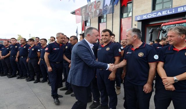 Başkan Büyükakın: İtfaiyemizin kahramanlarıyla gurur duyuyorum