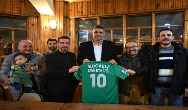 Başkan Kocaman, Şampiyon Hemşeri Derneğini Tebrik Etti