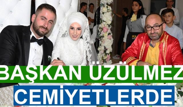 BAŞKAN ÜZÜLMEZ CEMİYETLERDE