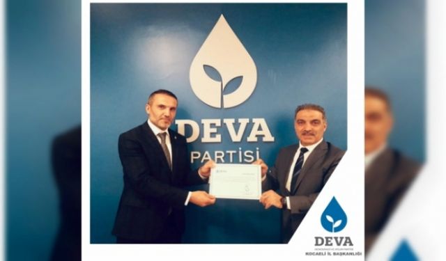 DEVA Kartepe İlçe Başkanı Emre Erhan oldu