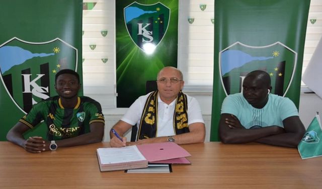 Diop resmi sözleşmeyi imzaladı