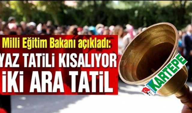 Eğitim de Yeni Tatil Uygulamaları