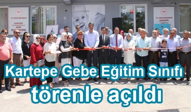 Kartepe Gebe Eğitim Sınıfı törenle açıldı