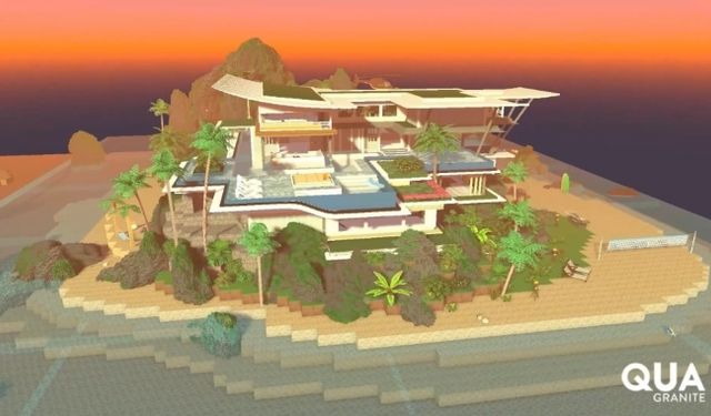 QUA, Sandbox’taki adasında villa tasarımını tamamladı
