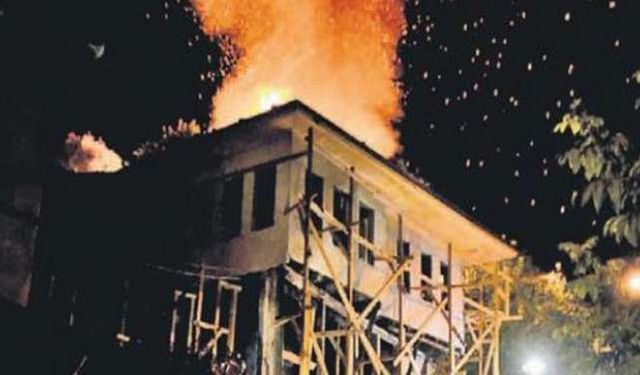 Safranbolu’da tarih yandı