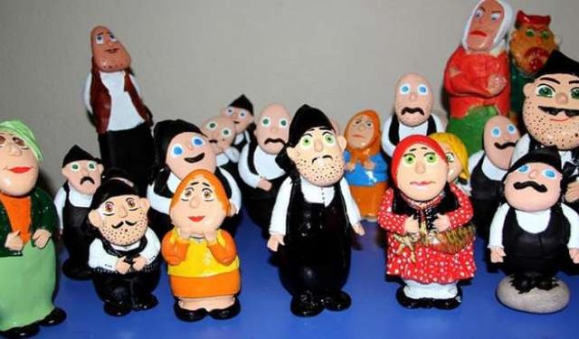 Temel ve Fadime adlı taş bebeklere yoğun ilgi