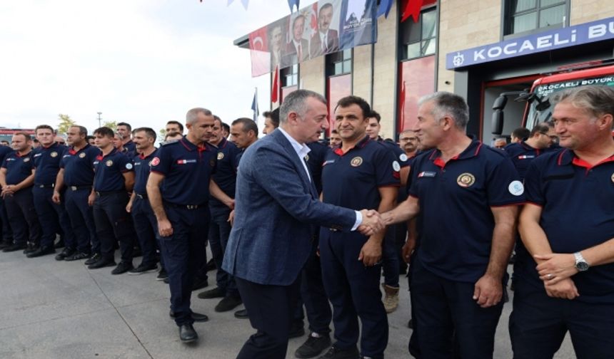 Başkan Büyükakın: İtfaiyemizin kahramanlarıyla gurur duyuyorum