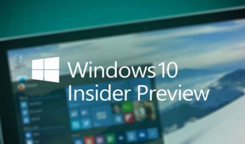 Windows 10 Insiderlarına yeni güncelleme!